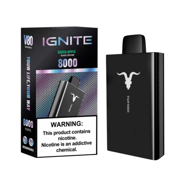 Ignite V80 Green Apple 8000 Puffs